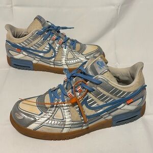 Nike Off-White x Air Rubber Dunk University Blue UNC CU6015-100 Men’s Size 14